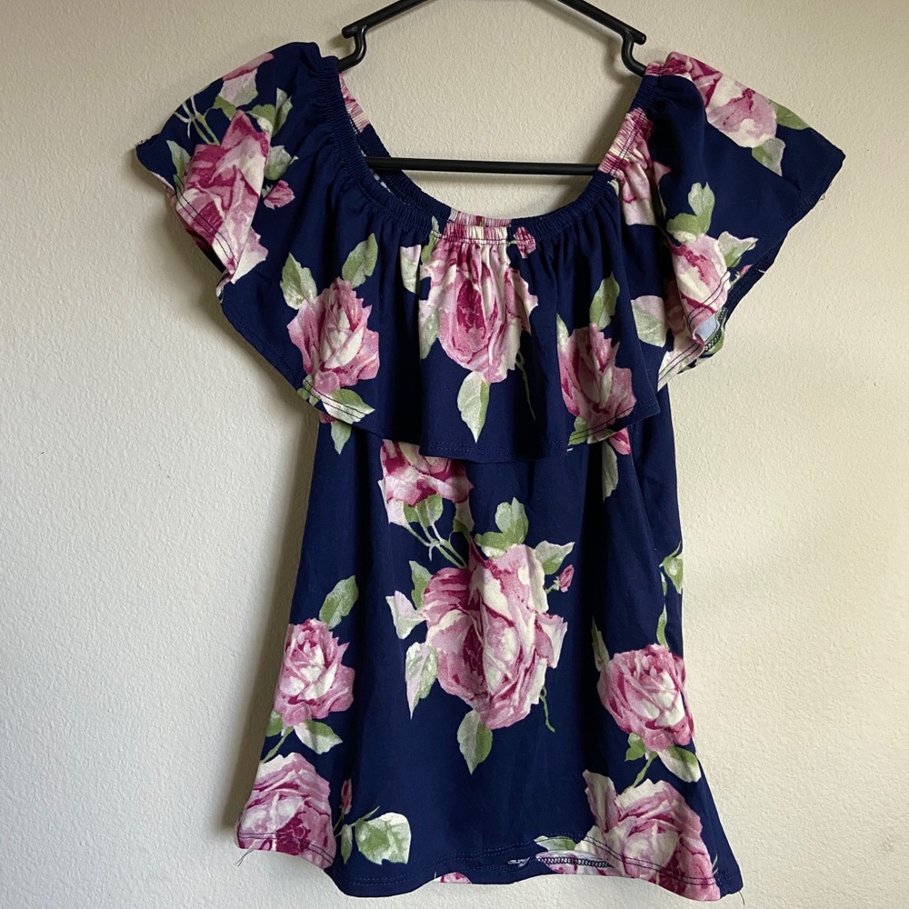 OFF SHOULDER FLORAL TOP💐💐